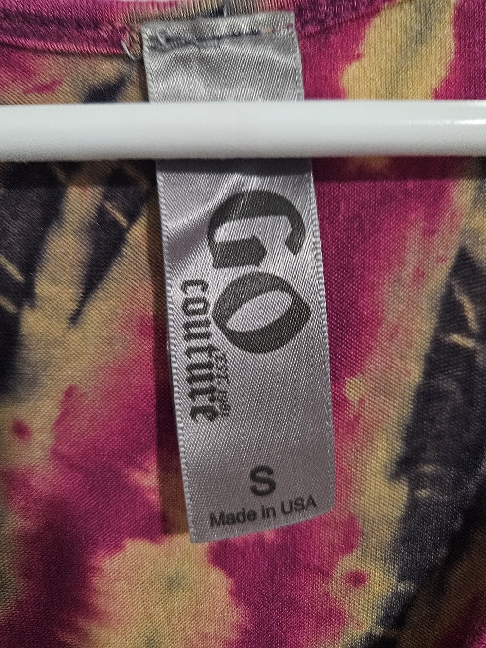 Go Couture Pink and Cream Tie-Dye Sleeveless Maxi Dress - Picture 6 of 7